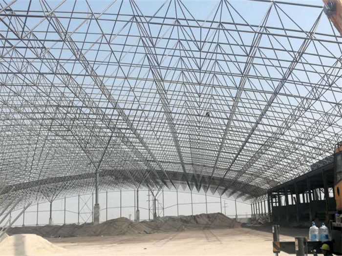 成都钢厂料仓网架工程